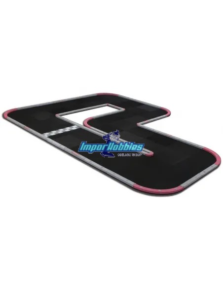 Circuit modulaire en uréthane 48 pièces 30x30cm 2.7x2.1 mètres pour Kyosho Mini-Z 87032B - 87033 - Circuit Kyosho Mini-Z