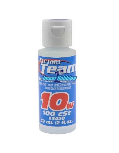 Silicona de amortiguador 10wt / 100Cps 59Ml. Team Associated AS5420 - Siliconas Team Associated