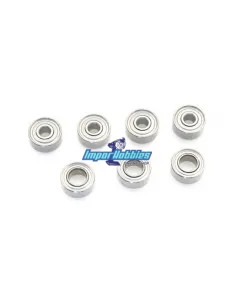 Kit rodamientos (7 Uds.) Kyosho Mini-Z MR-015 / MR-02 / MR-03 / VE PRO / RWD / F1 MZW1  - Kyosho Mini-Z MR-02 / MR-015 - Repuest