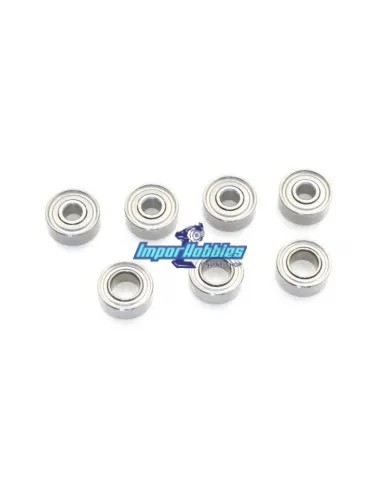 Kit roulements a billes (7 U.) Kyosho Mini-Z MR-015 / MR-02 / MR-03 / VE PRO / RWD / F1 MZW1  - Kyosho Mini-Z MR-02 / MR-015 - P