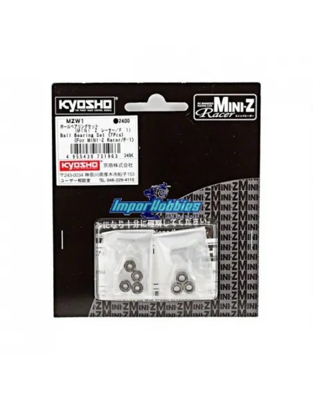 Kit rodamientos (7 Uds.) Kyosho Mini-Z MR-015 / MR-02 / MR-03 / VE PRO / RWD / F1 MZW1  - Kyosho Mini-Z MR-02 / MR-015 - Repuest