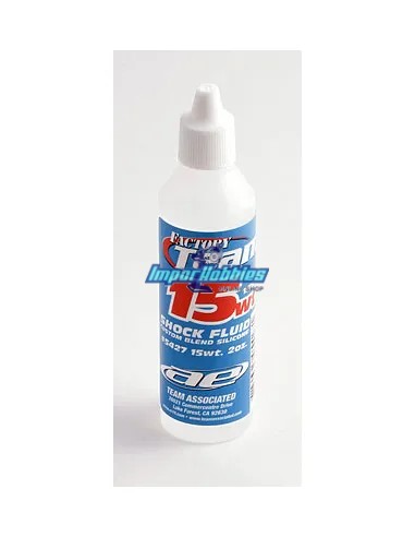 Silicona de amortiguador 15wt / 150cps 59Ml. Team Associated AS5427 - Siliconas Team Associated