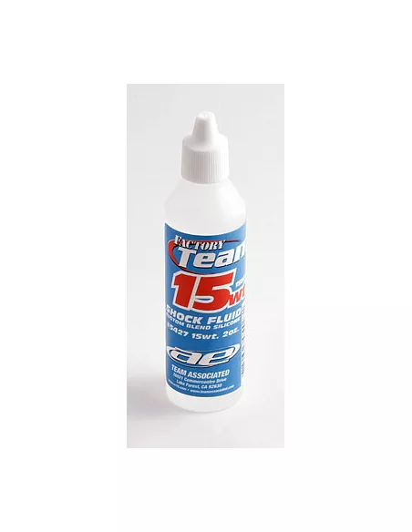 Shock Silicone Oil 15wt / 150cps 59Ml. Team Associated AS5427 - Team associated Silicone Fluids