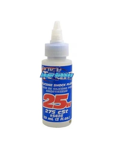 Silicone pour amortisseur 25wt / 275cps 59ML. Team Associated AS5428 - Silicones Team Associated