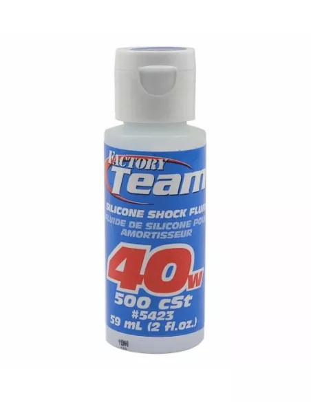 Shock Silicone Oil 40wt / 500cps 59Ml. Team Associated AS5423 - Team associated Silicone Fluids