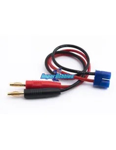 Charge Cable EC3 Male - Banana 4.0mm 16AWG 30Cm FS-02002 - RC Cables and Accessories