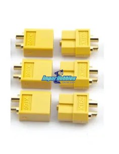 Gold Connector - XT60 Male - Female (3 Pairs) Team Orion ORI40037 - Clearances - Outlet
