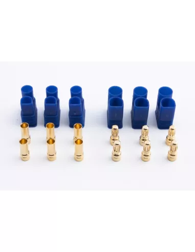 Gold Connector - EC3 Male - Female (3 Pairs) Team Orion ORI40033 - R/C Plugs