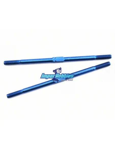 Biellettes titane 2.56in 67mm (2 U.) Team Associated T4 / T5 / SC10 AS1408 - Team Associated SC10 - Pièces detachées et options