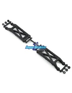 Rear Lower Suspension Arm Set (2 U.) Kyosho Ultima RB6 / RB6.6 & Lazer ZX6 / ZX6.6 UM713B - Kyosho Ultima RB6 Kit - Spare Parts 
