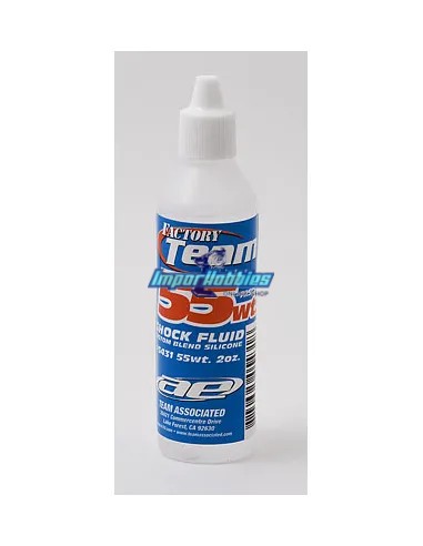 Silicone pour amortisseur 55wt / 725cps Team Associated AS5431 - Silicones Team Associated