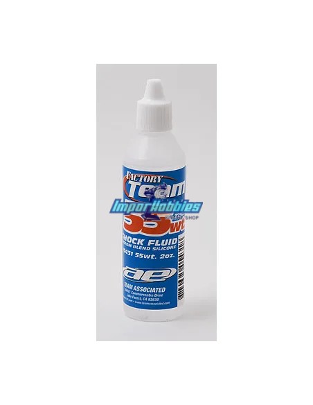 Silicone pour amortisseur 55wt / 725cps Team Associated AS5431 - Silicones Team Associated