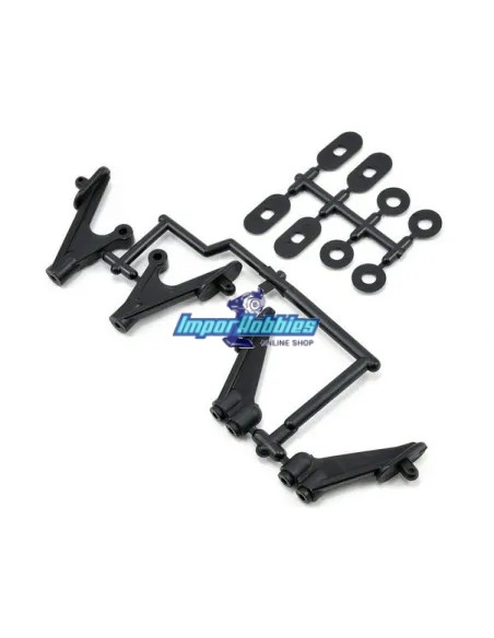 Soporte de alerón Kyosho Ultima RB6 / RB6.6 & Lazer ZX6 / ZX6.6 UM709 - Kyosho Ultima RB6 Kit - Repuesto y opciones