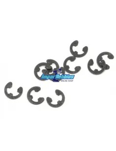 E-Clips 2.5mm (10 Uds.) Kyosho 1-E025 - Kyosho Inferno VE - Repuesto y opciones