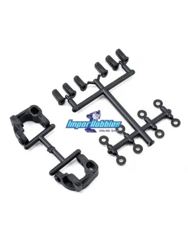 Etriers avant Carbon Kyosho Ultima RB6 / RB6.6 / RB7 / RT6 / SC6 UMW713 - Kyosho Ultima RB6 Kit - Pièces detachées et options