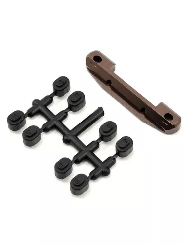 Alluminum Rear Suspension Holder RR (Rear Motor) Kyosho RB6 / RT6 / SC6 UMW706 - Kyosho Ultima RB6 Kit - Spare Parts & Option Pa