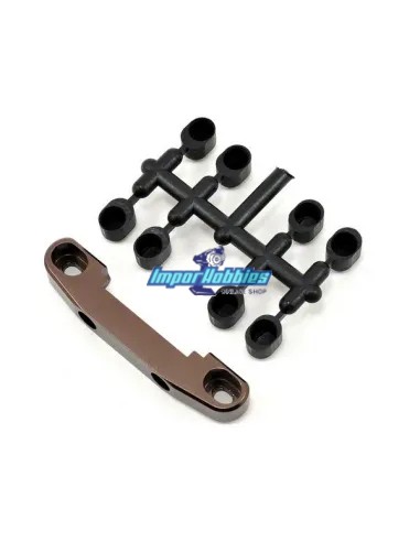 Placa trasera aluminio RR - Mid Motor Kyosho Ultima RB6 / RB6.6 / RB7 / RT6 / SC6 UMW707 - Kyosho Ultima RB6 Kit - Repuesto y op