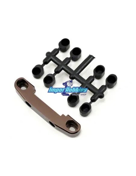 Placa trasera aluminio RR - Mid Motor Kyosho Ultima RB6 / RB6.6 / RB7 / RT6 / SC6 UMW707 - Kyosho Ultima RB6 Kit - Repuesto y op