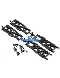 Lower Suspension Arm Set NCG F/R (4 U.) Kyosho ZX-5 / ZX6 LAW43 - Clearances - Outlet