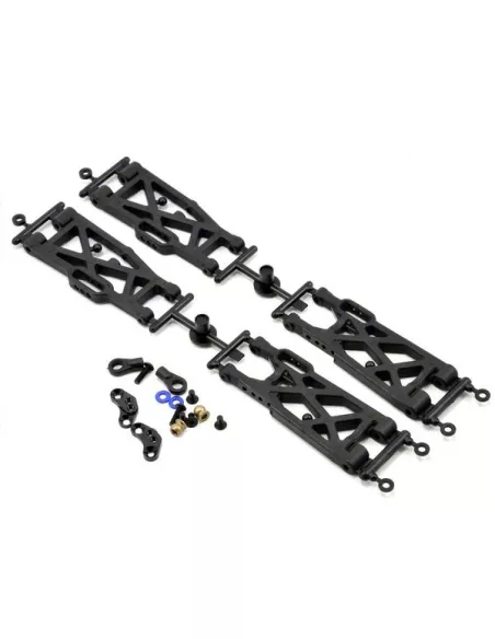 Lower Suspension Arm Set NCG F/R (4 U.) Kyosho ZX-5 / ZX6 LAW43 - Clearances - Outlet