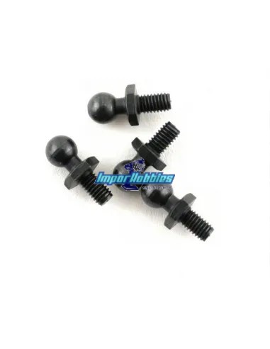 Rotules courtes 4.8mm (S) Kyosho Ultima RB6 / RB7 / RT6 / SC6 & Lazer ZX-5 / ZX6 / ZX7 UM129 - Kyosho Lazer ZX-5 - Pièces detach