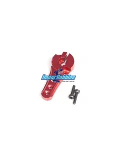 Aluminum Steering Horn - Red 25T Futaba-Savox-Power HD Hobbytech HT510001R - Servo Horn & Washer