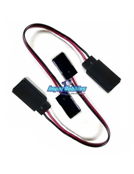 Cable Rallong Servo 10cm (2 U.) Fussion FS-02100 - Cables et Accessoires RC - ORI62522