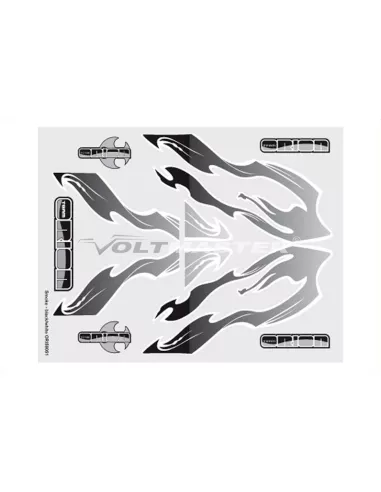 Decal Sheet Smoke White/Black 21x27cm Team Orion ORI59051 - Clearances - Outlet