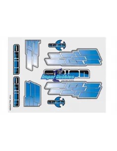 Adhesivos carrocería azules F-N-F 21x27cm Team Orion ORI59065 - Liquidaciones - Outlet