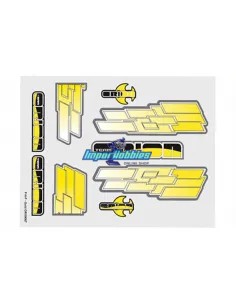 Adhesivos carrocería oro F-N-F 21x27cm Team Orion ORI59067 - Liquidaciones - Outlet