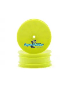 Front Wheel - Yellow 56mm 2WD Hex 12mm (2 U.) Kyosho Ultima RB5 / RB6 / RB6.6 / RB7 / RB7.5 / SB Dirt W5029