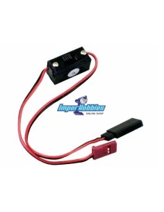 Interruptor de receptor conector universal Kyosho Syncro 82142 - Interruptores y reguladores de radiocontrol