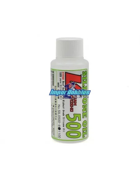 Huile silicone amortisseur 500cps 80cc Kyosho SIL0500-8 - Silicones Kyosho