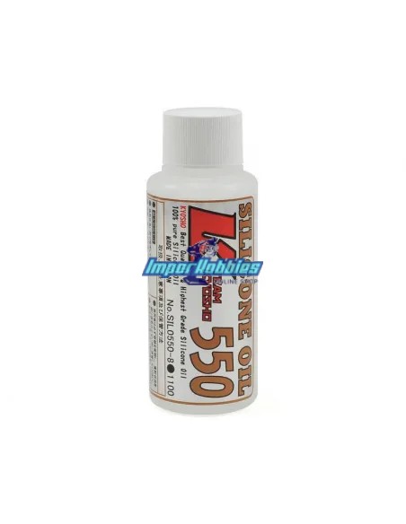 Huile silicone amortisseur 550cps 80cc Kyosho SIL0550-8 - Silicones Kyosho
