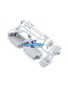 Radio Box Set Option White Kyosho Inferno MP9e TKI - TKI4 / Inferno VE IFF004W - Kyosho Inferno MP9e Kit EP - Spare Parts & Opti