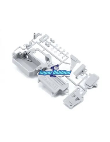 Caja radio blanca opcional Kyosho Inferno MP9e TKI - TKI4 / Inferno VE IFF004W - Kyosho Inferno MP9e Kit - Repuesto y opciones