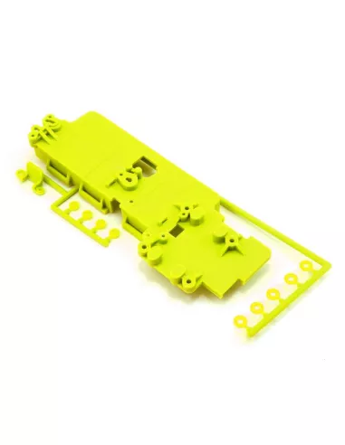 Battery Tray Set - Yellow Kyosho Inferno MP9e TKI / TKI4 / Inferno VE IFF003KY - Kyosho Inferno MP9e Kit EP - Spare Parts & Opti