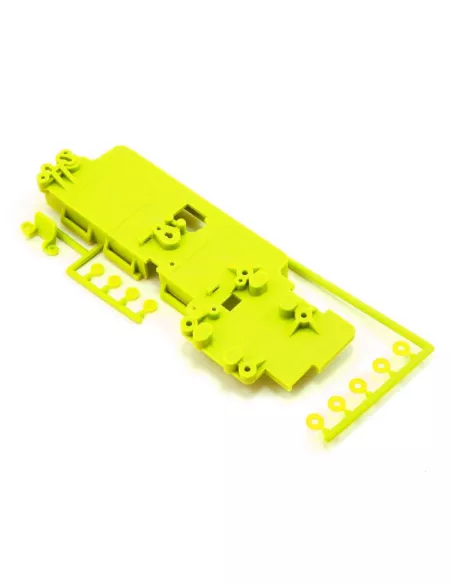 Battery Tray Set - Yellow Kyosho Inferno MP9e TKI / TKI4 / Inferno VE IFF003KY - Kyosho Inferno MP9e Kit EP - Spare Parts & Opti