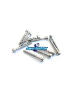 Tornillo acero inoxidable 3x25mm cabeza allen (10 Uds.) Imporhobbies - Stainless Steel Screws - M3