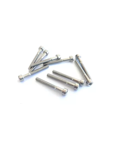 Tornillo acero inoxidable 3x25mm cabeza allen (10 Uds.) Imporhobbies - Stainless Steel Screws - M3