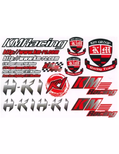Decal Stiker Set KM Racing H-K1 HK2000 - KM H-K1