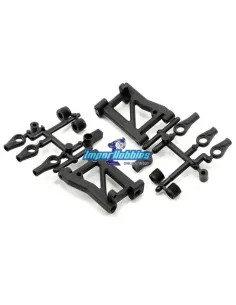 Triangles inférieurs arrière (2 U.) Kyosho FW-05 / FW-06 / V-One VZ210B - Kyosho FW-05 & FW-06 - Pièces detachées et options