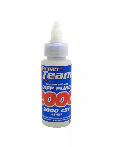 Differential Silicone 2000cps 59Ml. Team Associated AS5451 - Team associated Silicone Fluids