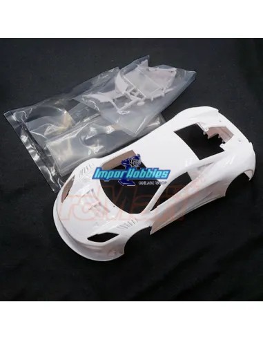 Carrosserie blanche à peindre 98mm Kyosho Mini-Z McLaren MP4-12 MR-03 / RWD MZN163 - Carrosseries à peindre (Blanche) Kyosho Min
