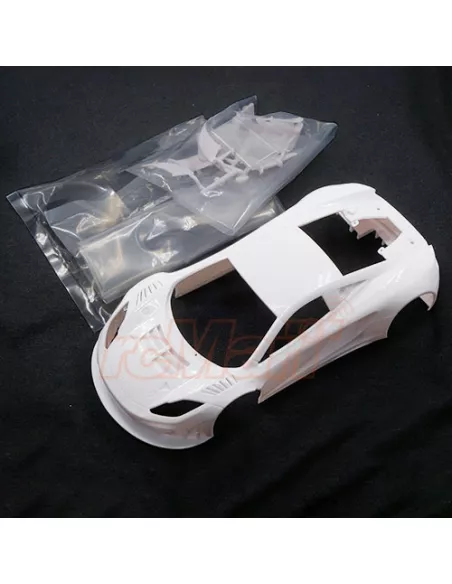 White Body Painting 98mm Kyosho Mini-Z McLaren MP4-12 MR-03 / RWD MZN163 - Body Shells to Paint - White Kyosho Mini-Z