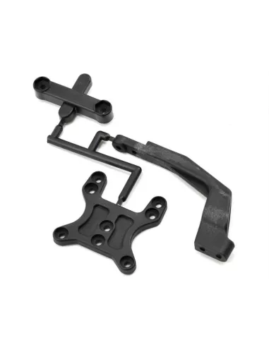 Front Chassis Brace Set - Carbon Composite Kyosho Lazer ZX6 / ZX6.6 LAW52 - Kyosho Lazer ZX6 Kit - Spare Parts & Option Parts