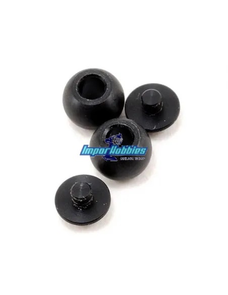 Bolas y soporte muelle brazo delantero aluminio Kyosho Mini-Z MR-03 / RWD MZW415-01 - Kyosho Mini-Z MR-03 Sports / MR-03 VE - Re