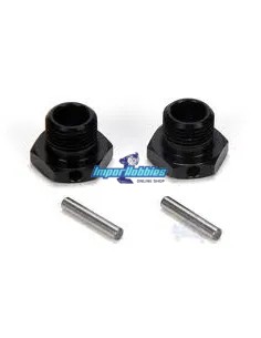 Hexágonos rueda - Hard Black Anodized Team Losi 8ight 2.0 / 3.0 / 4.0 LOSA3539 - Team Losi 8IGHT 2.0 & 8IGHT 2.0 EU - Repuesto y