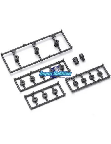 Set piñones motor 6-7-8-9T Kyosho Mini-Z MR-015 / F1 / MR-02 / MR-03 / RWD MZ6BK - Kyosho Mini-Z MR-03 Sports / MR-03 VE - Repue