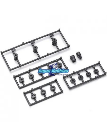 Kit pignons moteur 6-7-8-9T Kyosho Mini-Z MR-015 / F1 / MR-02 / MR-03 / RWD MZ6BK - Kyosho Mini-Z MR-03 Sports / MR-03 VE - Pièc